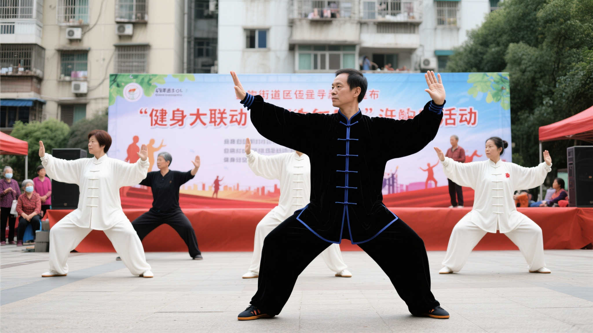 果然视频丨沙子口街道250位太极拳爱好者齐聚健身盛会